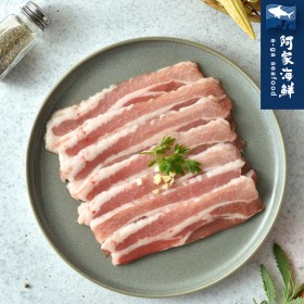 【阿家海鮮】亞麻籽五花燒肉片 250g/包